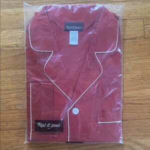 Mens Long sleeve and long Leg PJs button down